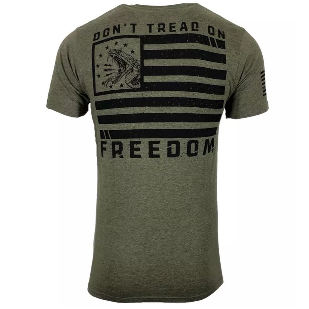 Howitzer Style Men's T-Shirt SNAKE SCREAM Gray Mil - Picture 2 of 10